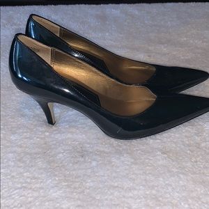 Nine West Black Patent Leather Pumps